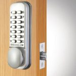 timber door code lock